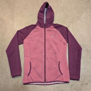 Kathmandu Hoodie Women's 10 Pink Full Zip